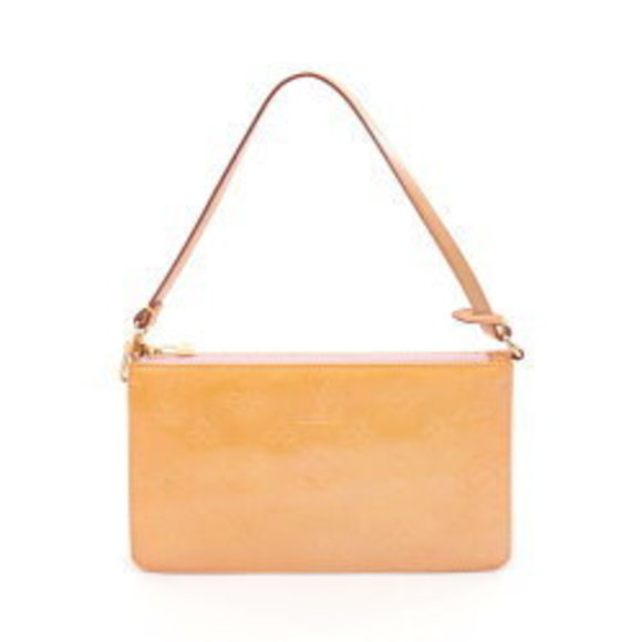 Louis Vuitton Lexington handbag leather vernis yellow pink - Picture 1 of 8